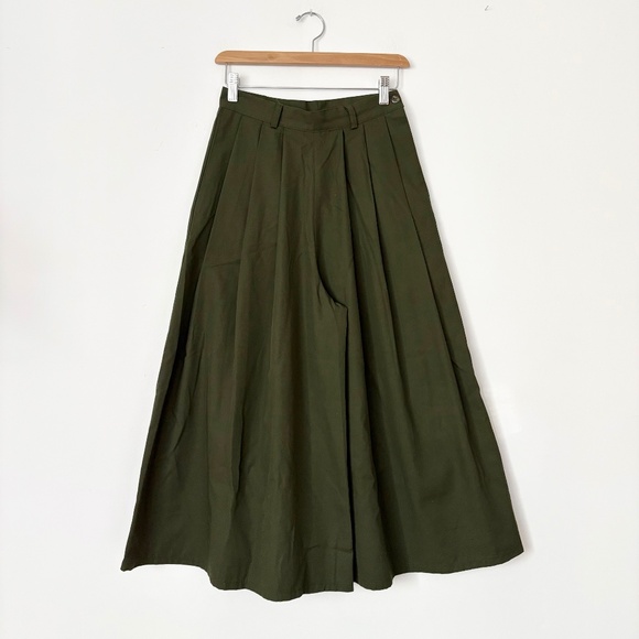 Vintage Pants - Vintage Wide leg crop culottes